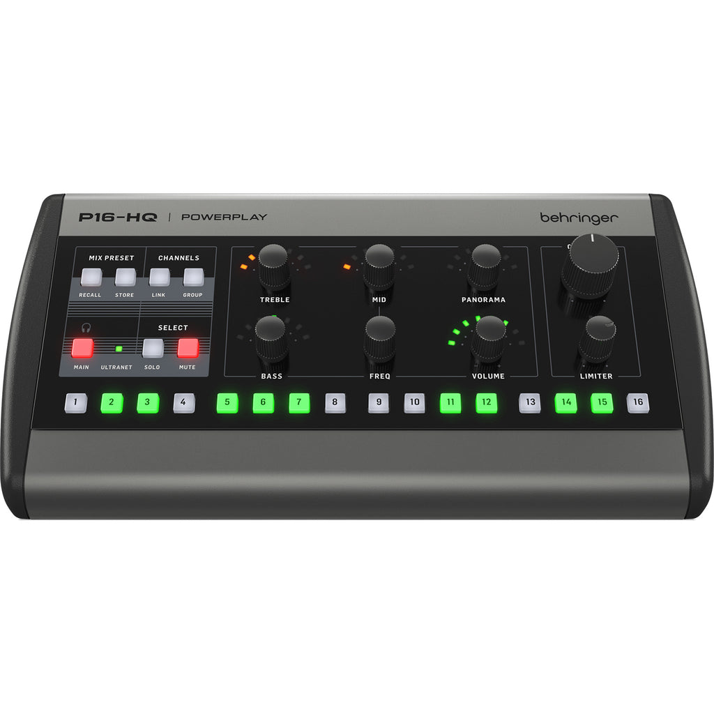 Behringer POWERPLAY P16-HQ 16-Channel Digital Personal Monitoring Mixer