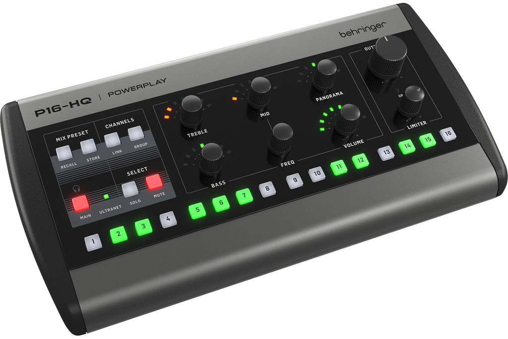 Behringer POWERPLAY P16-HQ 16-Channel Digital Personal Monitoring Mixer