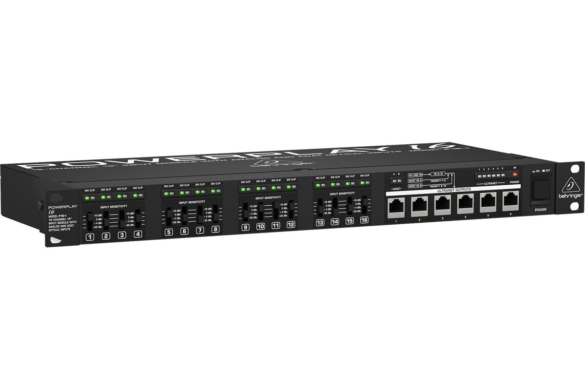 Behringer POWERPLAY P16-I 16-Channel Audio Input Module