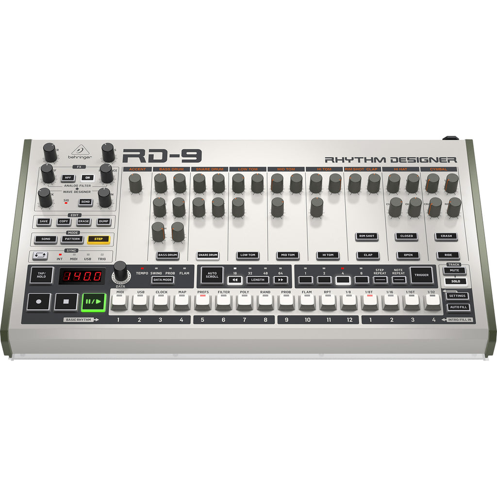 Behringer RHYTHM DESIGNER RD-9 Analog Drum Machine