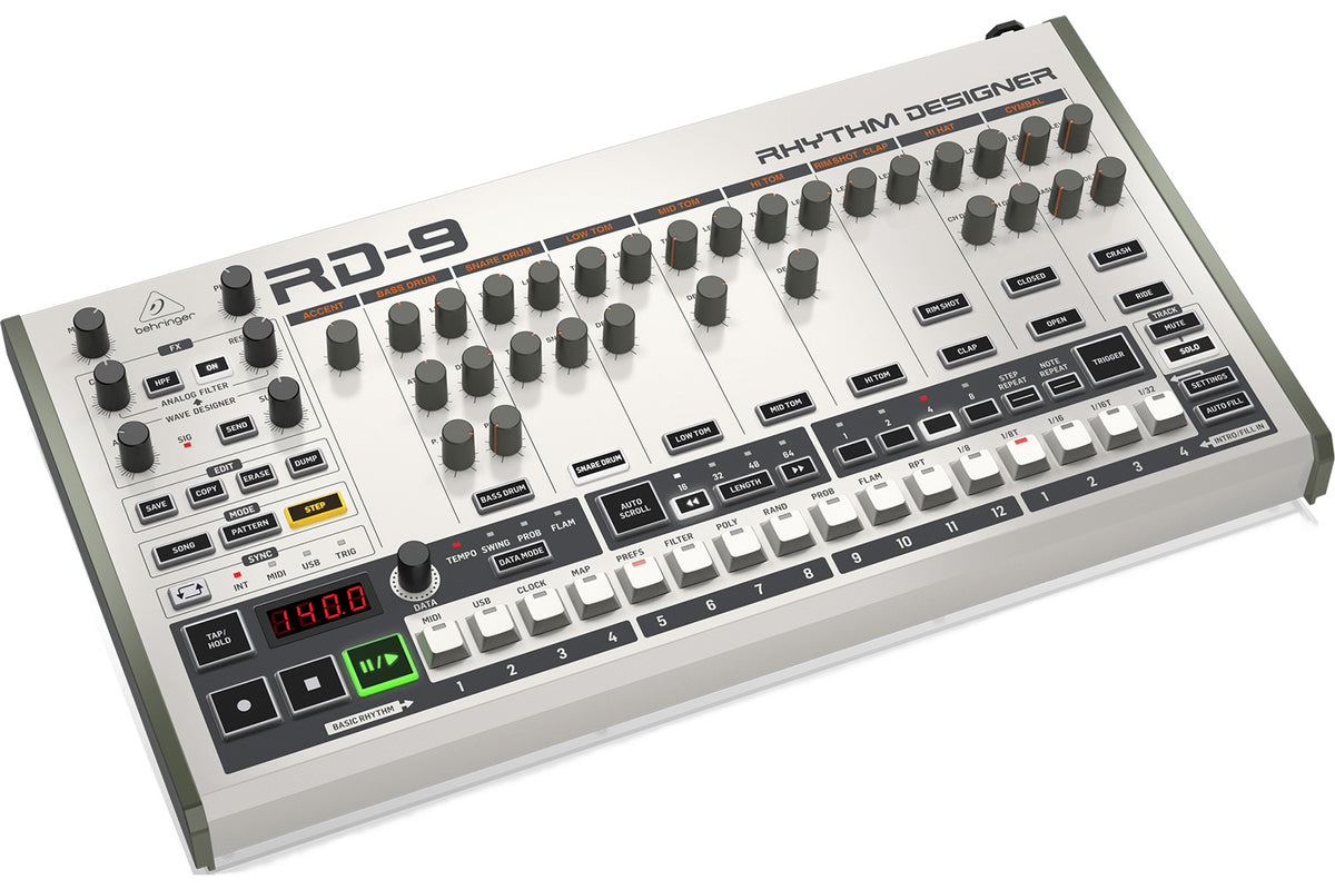 Behringer RHYTHM DESIGNER RD-9 Analog Drum Machine
