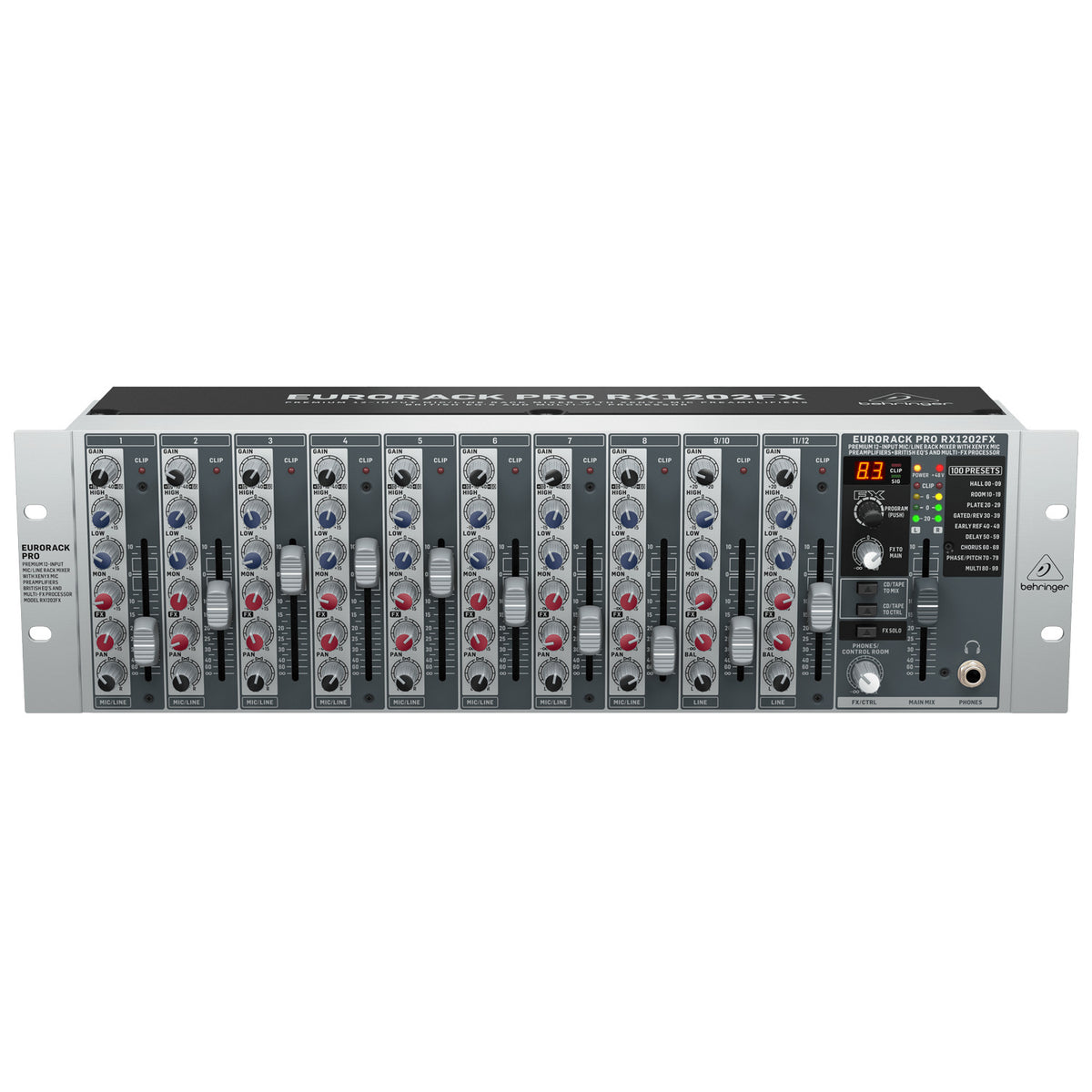Behringer RX1202FX Rack-Mount Mixer with Effects
