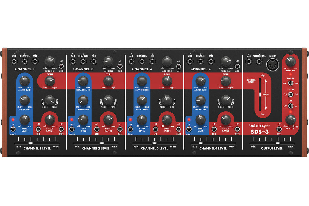 Behringer SDS-3 4-Channel Analog Drum Synthesizer (Demo Deal)