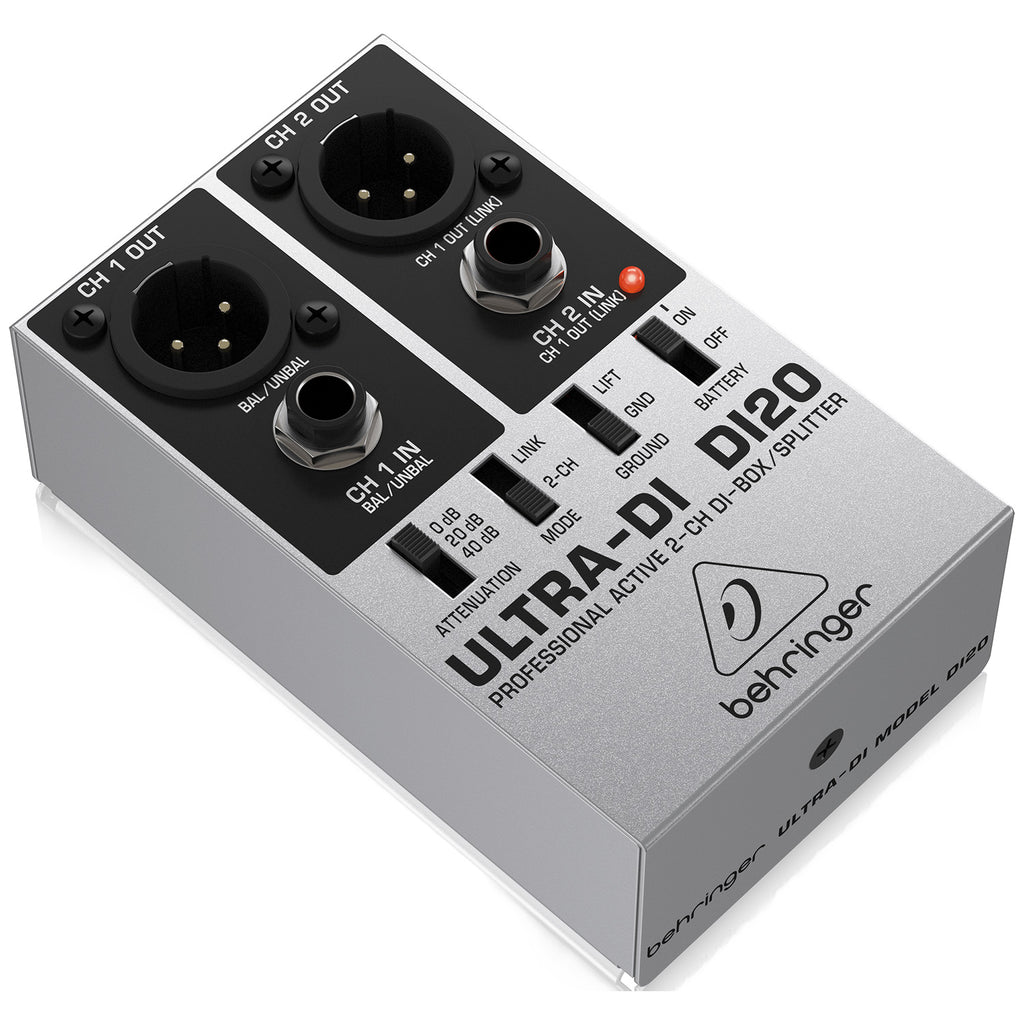 Behringer Ultra-DI DI20 Active 2-Channel DI-Box/Splitter