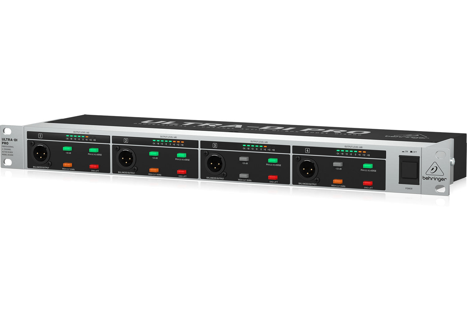 behringer ULTRA-DI DIボックス 新品未開封品 Behringer Ultra-DI DI4000 V2 4-Channel Active DI Box – Vintage King