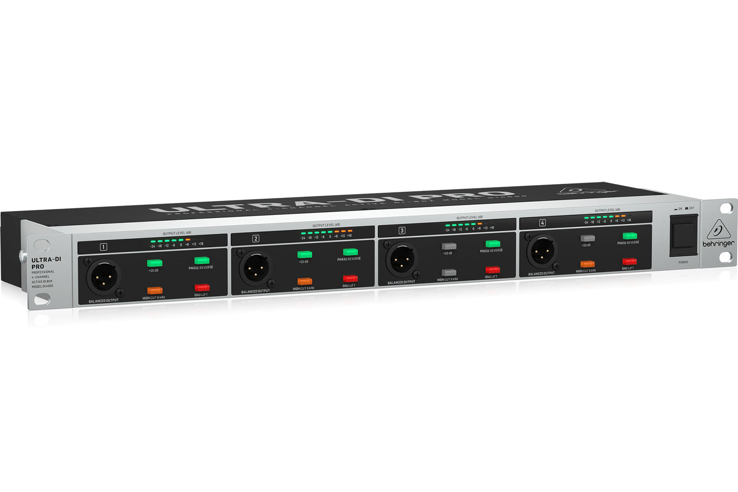 Behringer Ultra-DI DI4000 V2 4-Channel Active DI Box – Vintage King