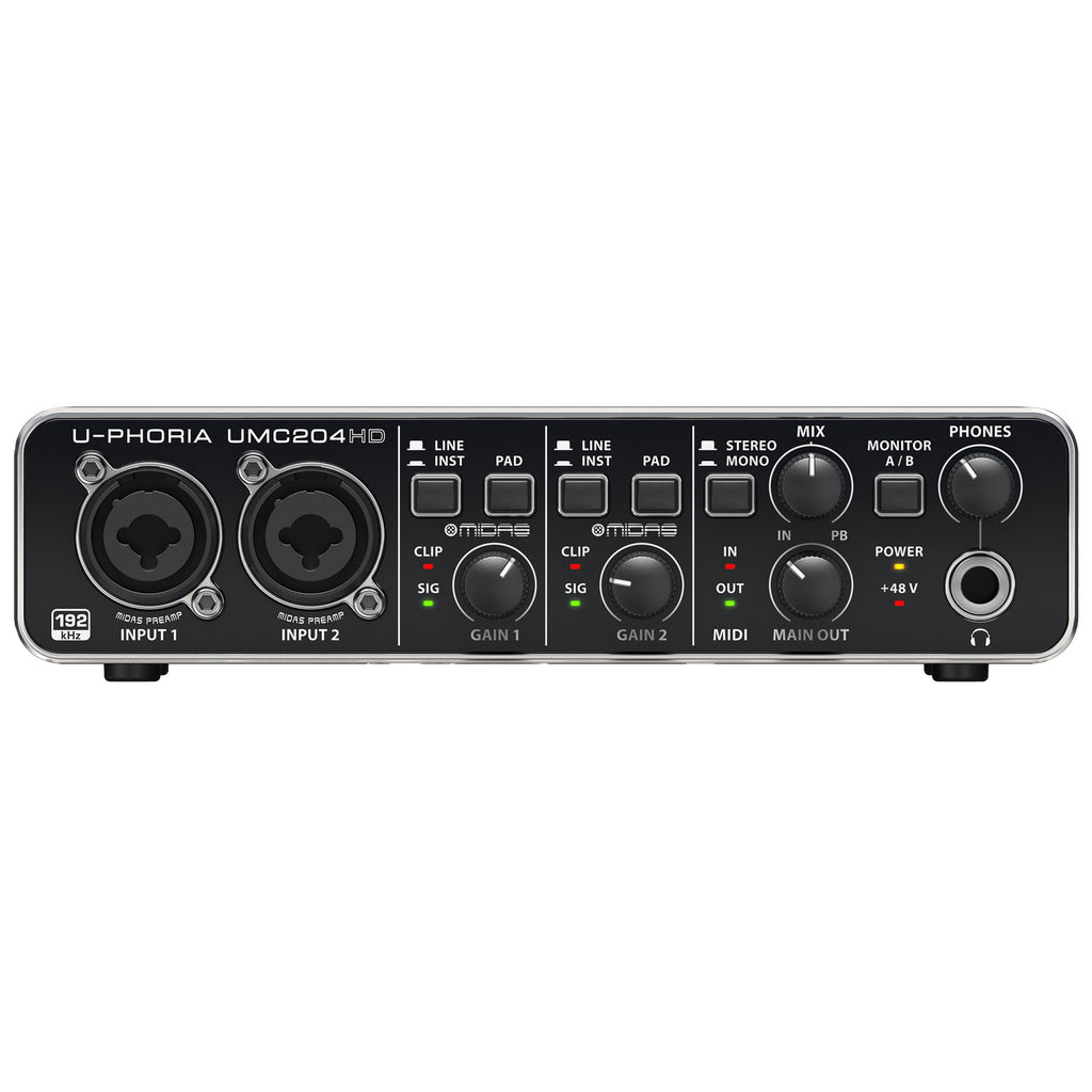 Behringer UMC204HD 2x4 USB Audio Interface