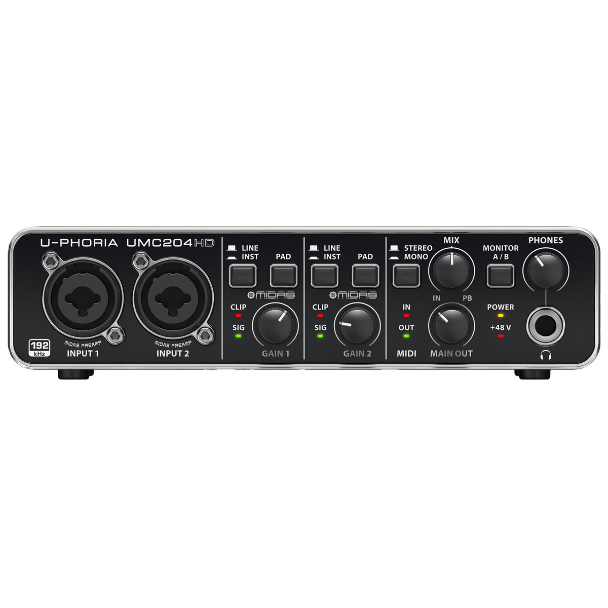 Behringer UMC204HD 2x4 USB Audio Interface