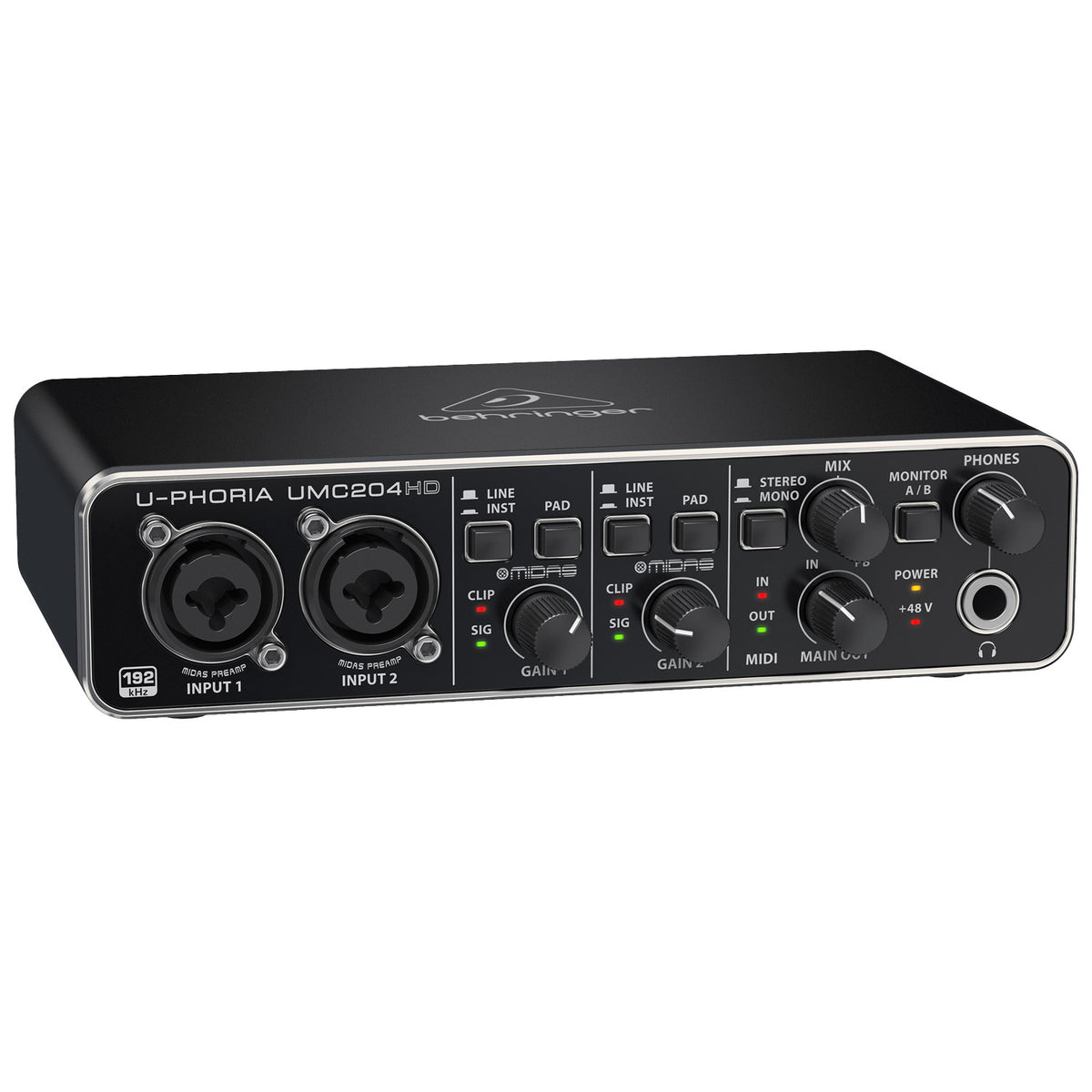 Behringer UMC204HD 2x4 USB Audio Interface
