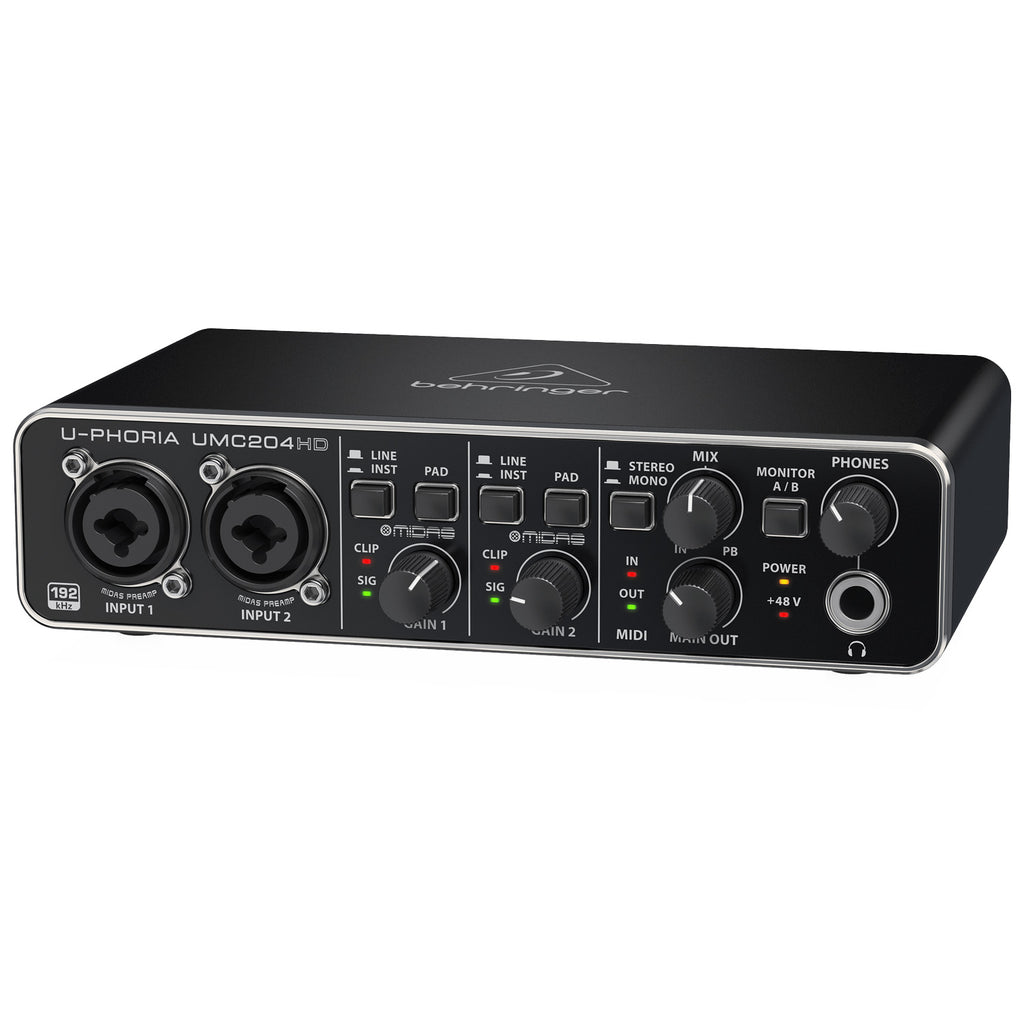 Behringer UMC204HD 2x4 USB Audio Interface