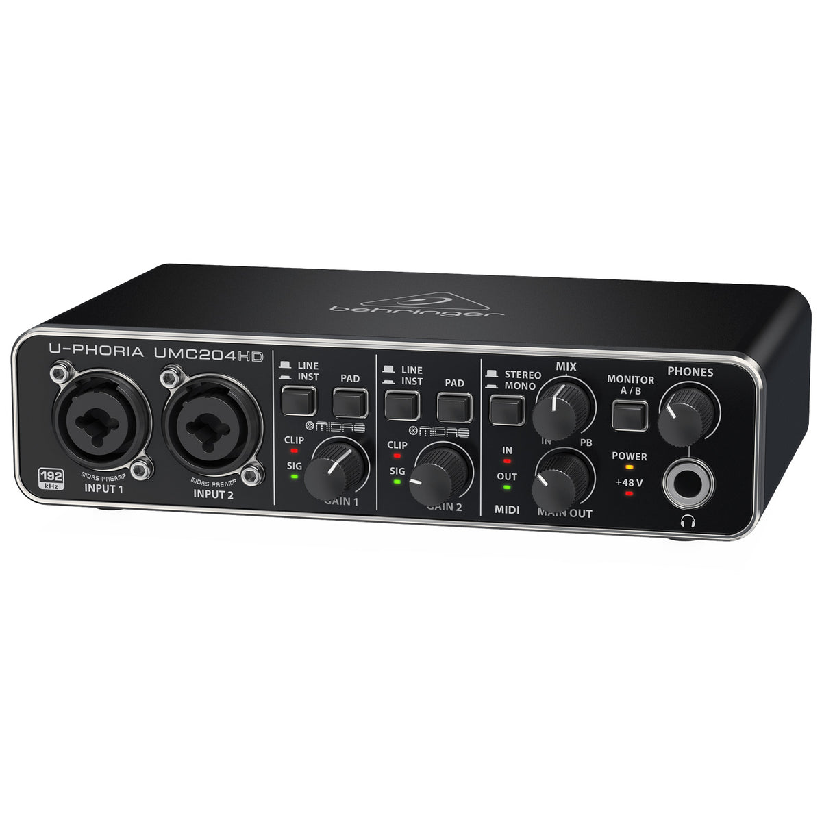 Behringer UMC204HD 2x4 USB Audio Interface