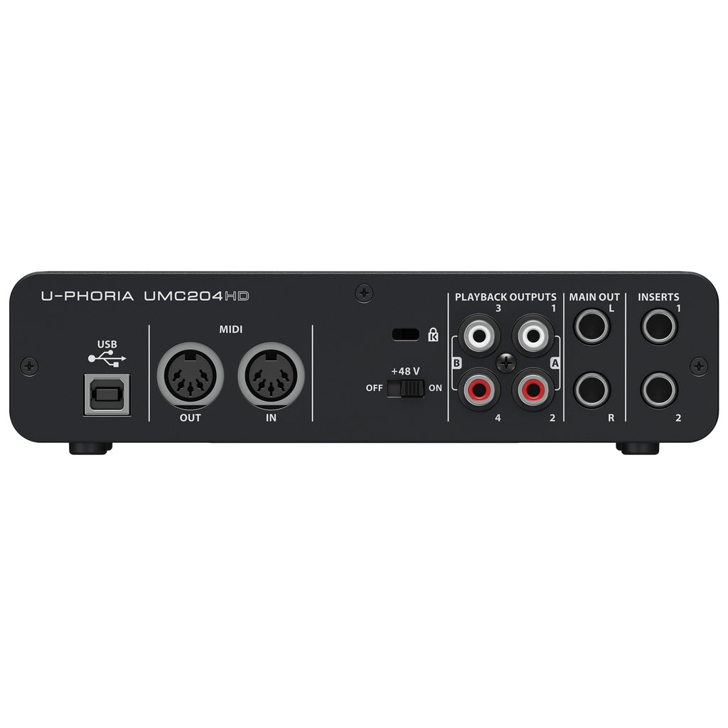 Behringer UMC204HD 2x4 USB Audio Interface