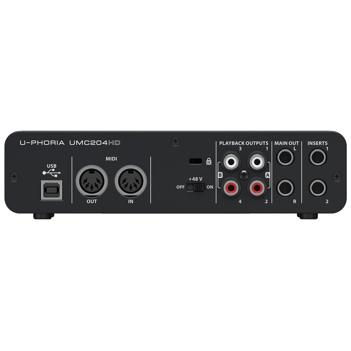 Behringer UMC204HD 2x4 USB Audio Interface