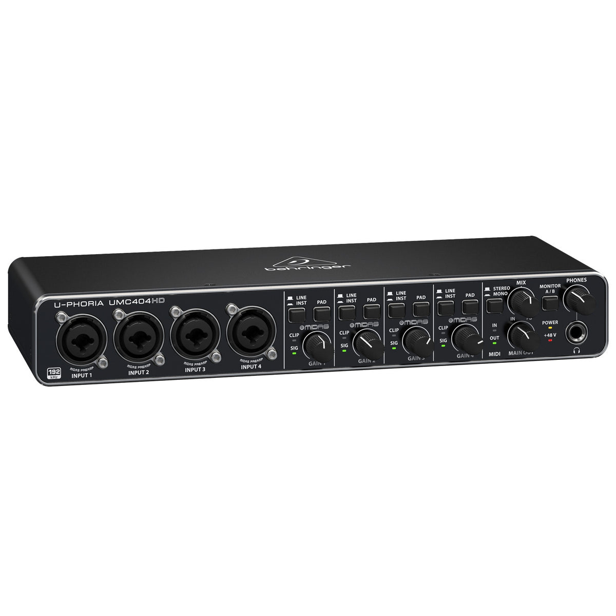 Behringer UMC404HD 4x4 USB Audio Interface (Demo Deal)
