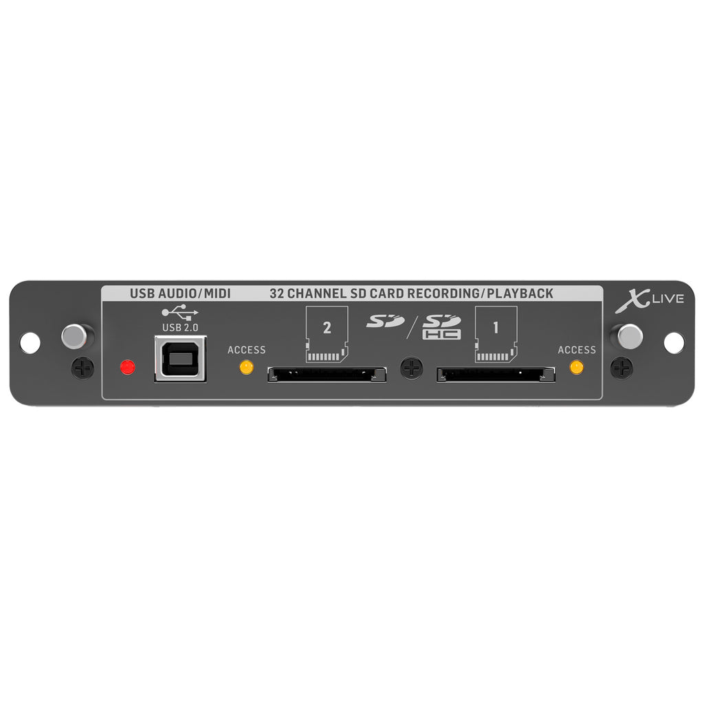 Behringer X-LIVE X32 Expansion Card for 32-channel SD/SDHC Card and USB Recording