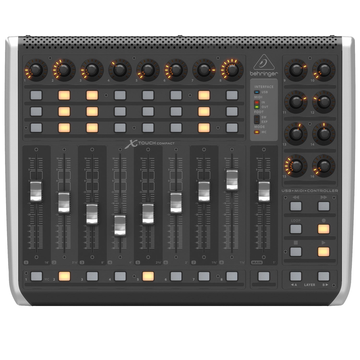 Behringer X-TOUCH COMPACT Universal USB/MIDI Controller – Vintage King