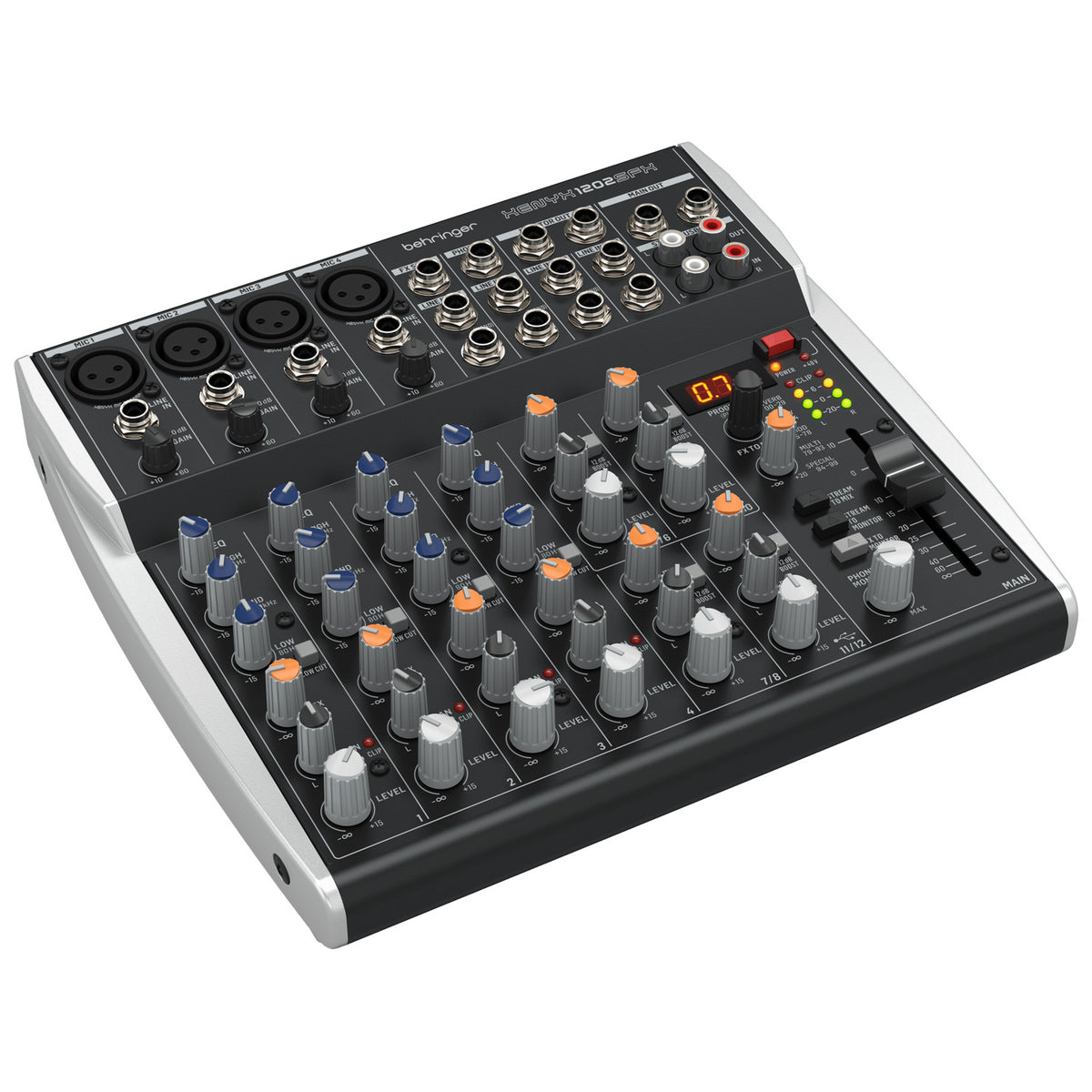 Behringer XENYX 1202SFX 12-Channel Analog Streaming Mixer