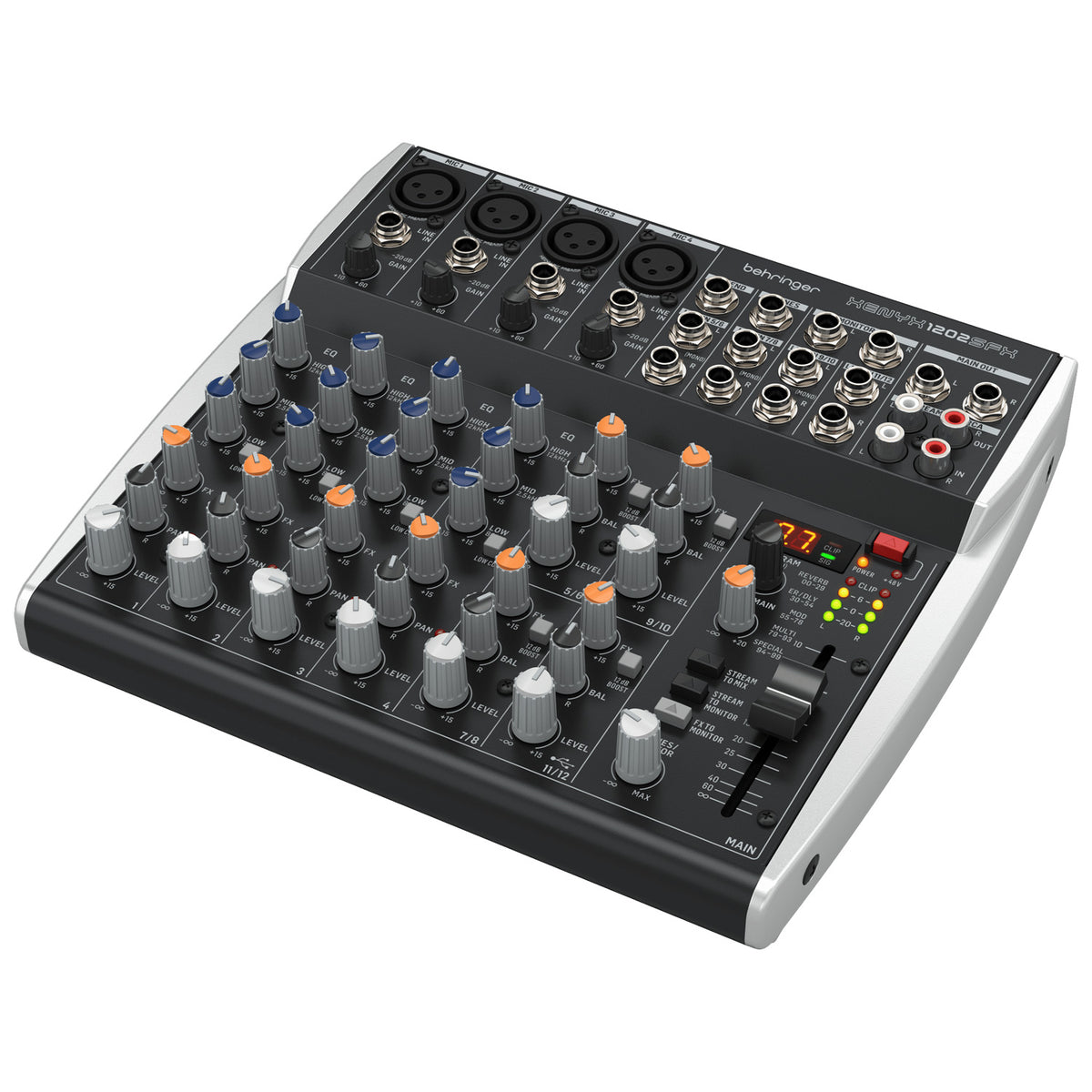 Behringer XENYX 1202SFX 12-Channel Analog Streaming Mixer