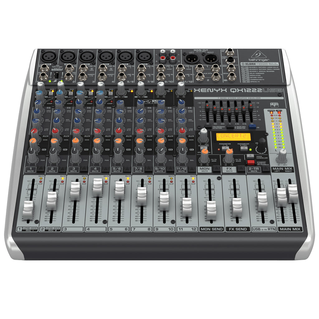 Behringer XENYX QX1222USB 16-Input Mixer