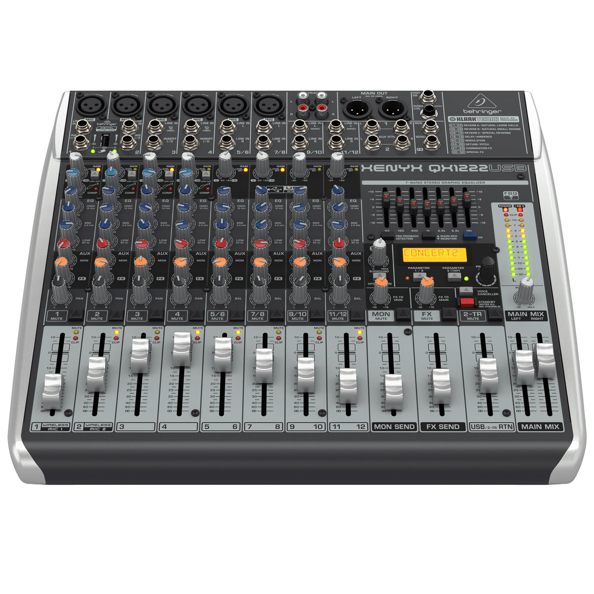 Behringer XENYX QX1222USB 16-Input Mixer