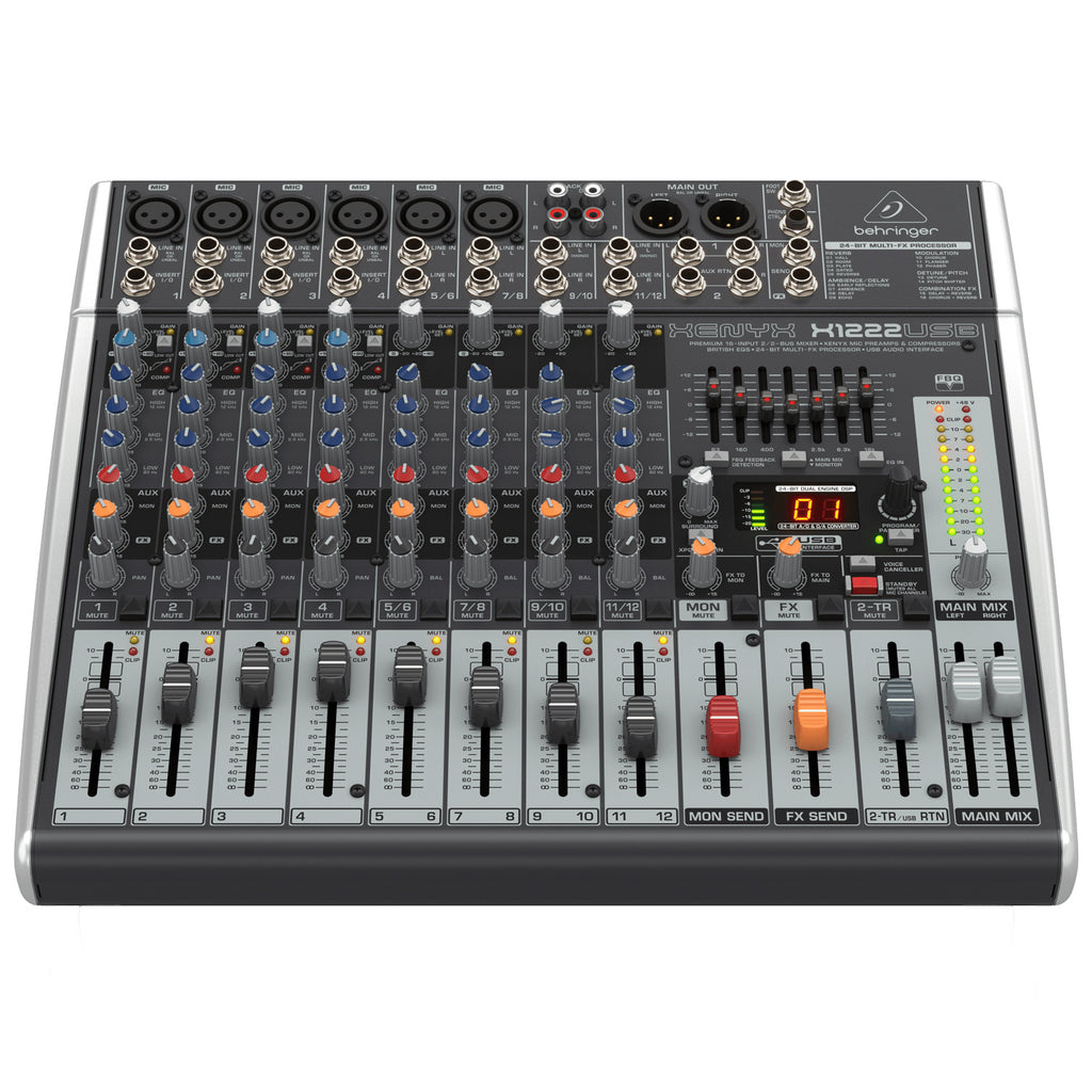 Behringer XENYX X1222USB 16-Input Mixer