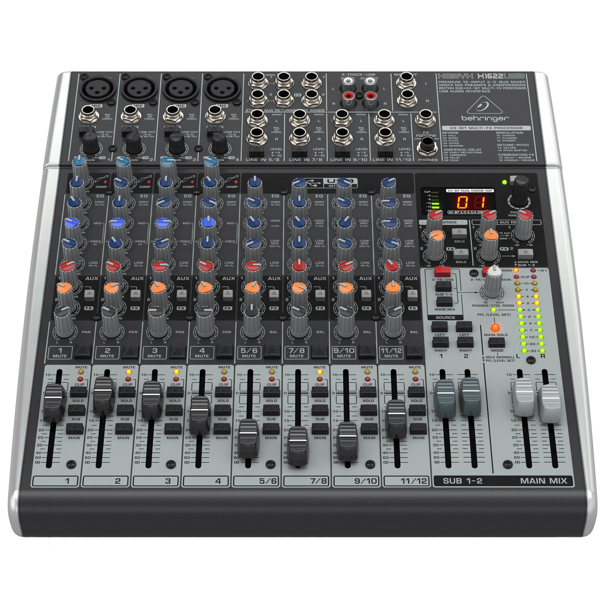 Behringer XENYX X1622USB 16-Input Mixer