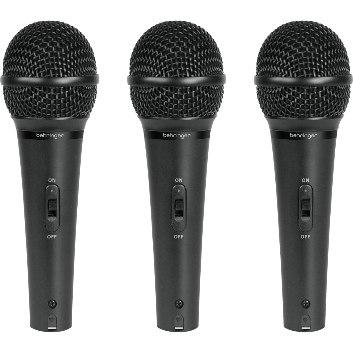 Behringer XM1800S Dynamic Microphone (3-Pack)