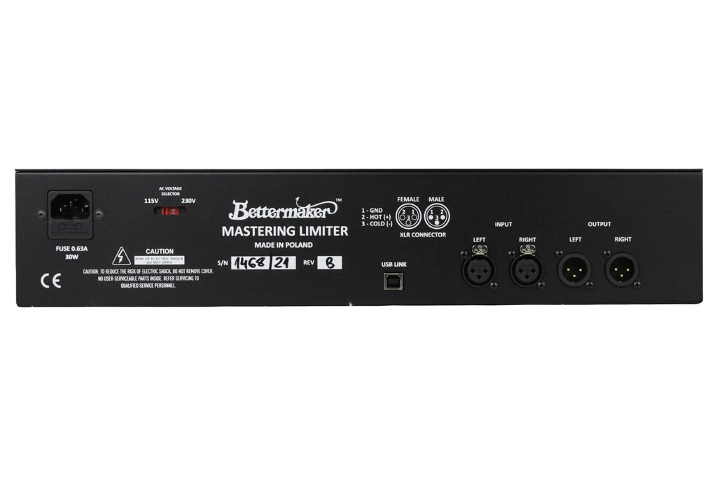 Bettermaker Mastering Limiter #1468/21 (Used)