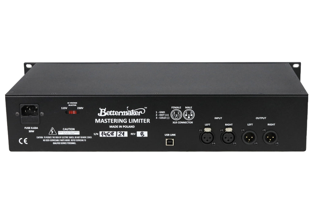 Bettermaker Mastering Limiter #1468/21 (Used)