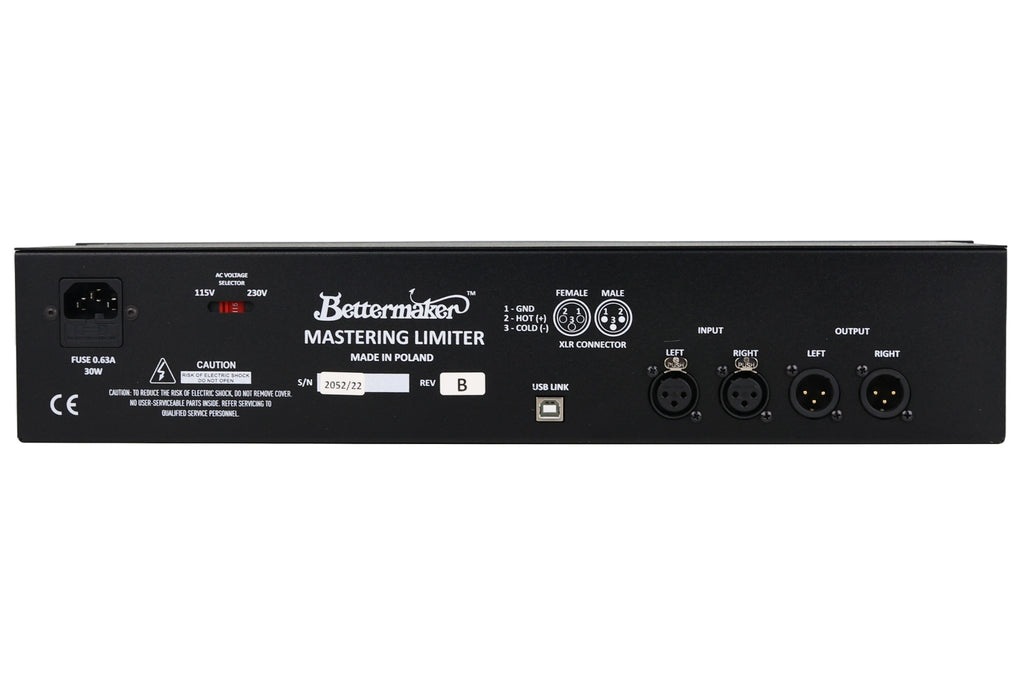 Bettermaker Mastering Limiter #2052/22 (Used)