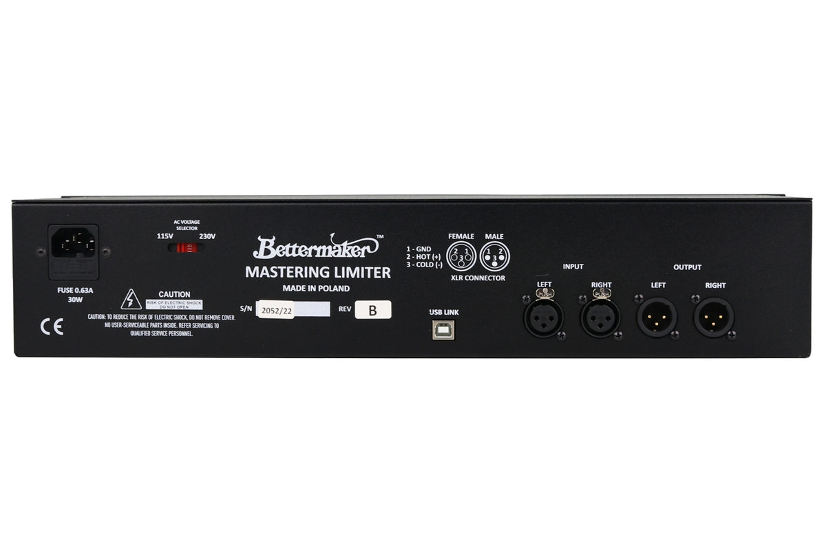 Bettermaker Mastering Limiter #2052/22 (Used)