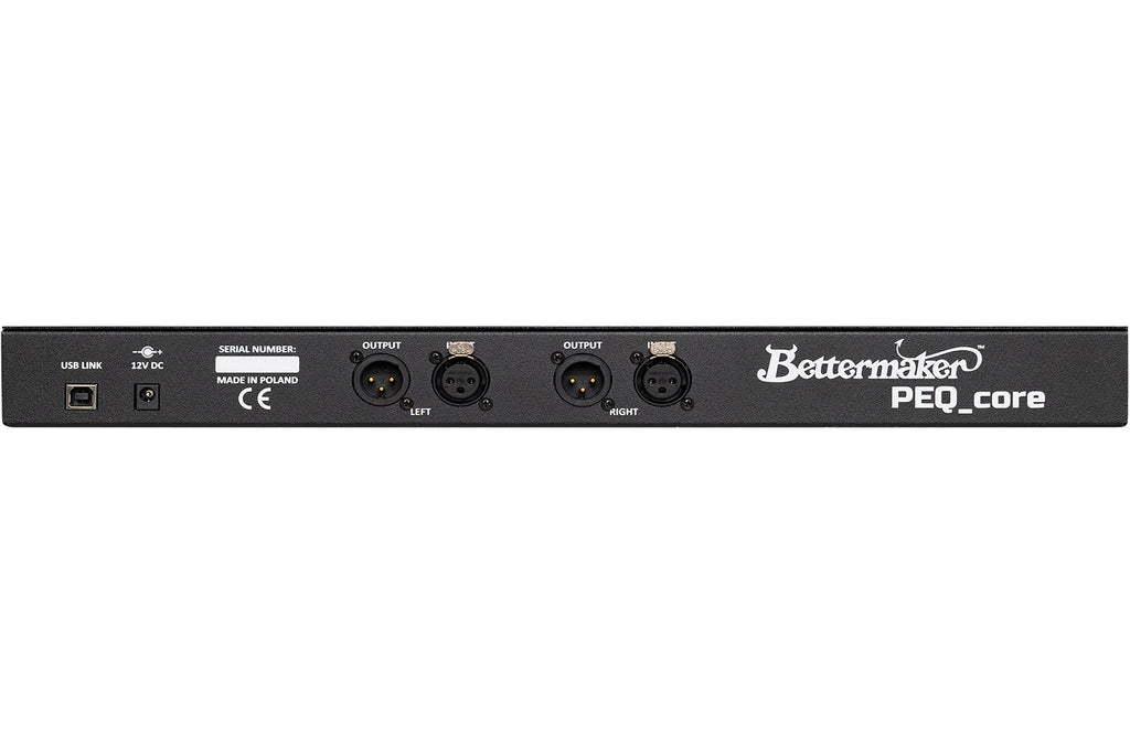 Bettermaker PEQ_core Stereo/Dual Mono Passive Equalizer with Digital Recall