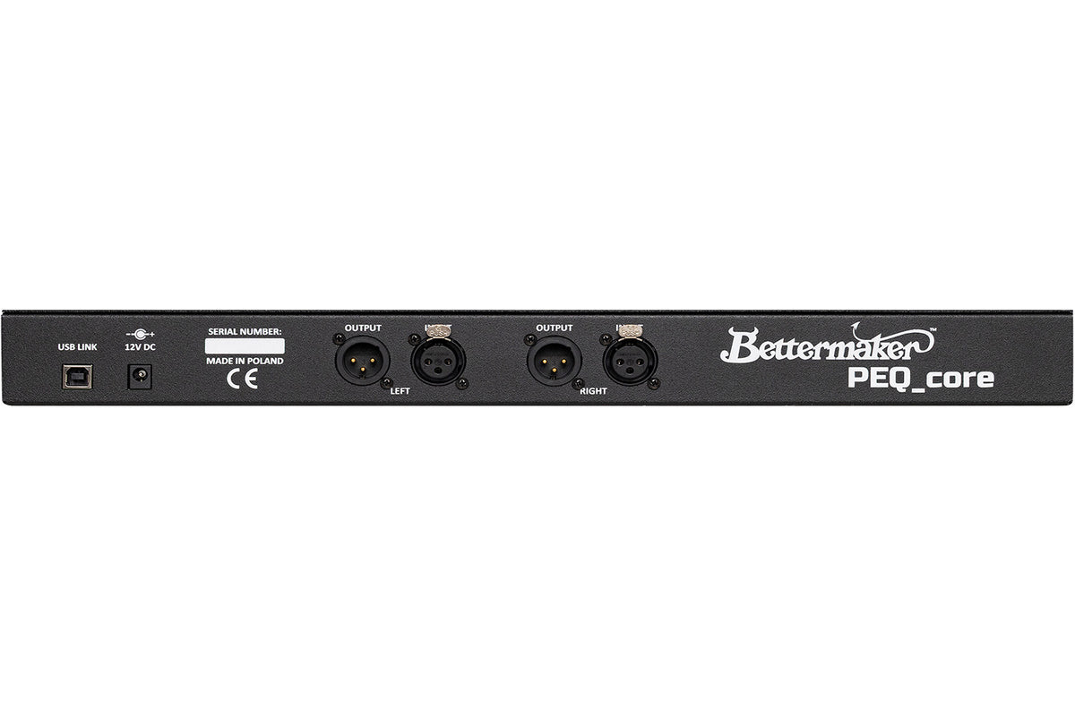 Bettermaker PEQ_core Stereo/Dual Mono Passive Equalizer with Digital Recall