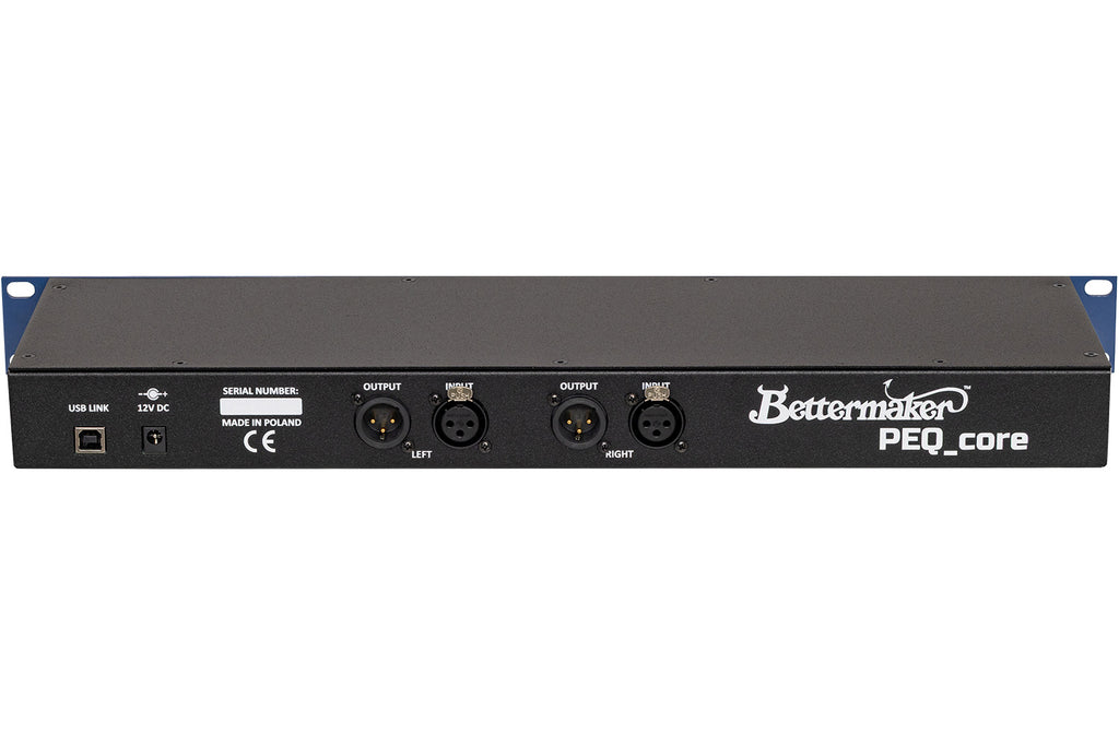 Bettermaker PEQ_core Stereo/Dual Mono Passive Equalizer with Digital Recall