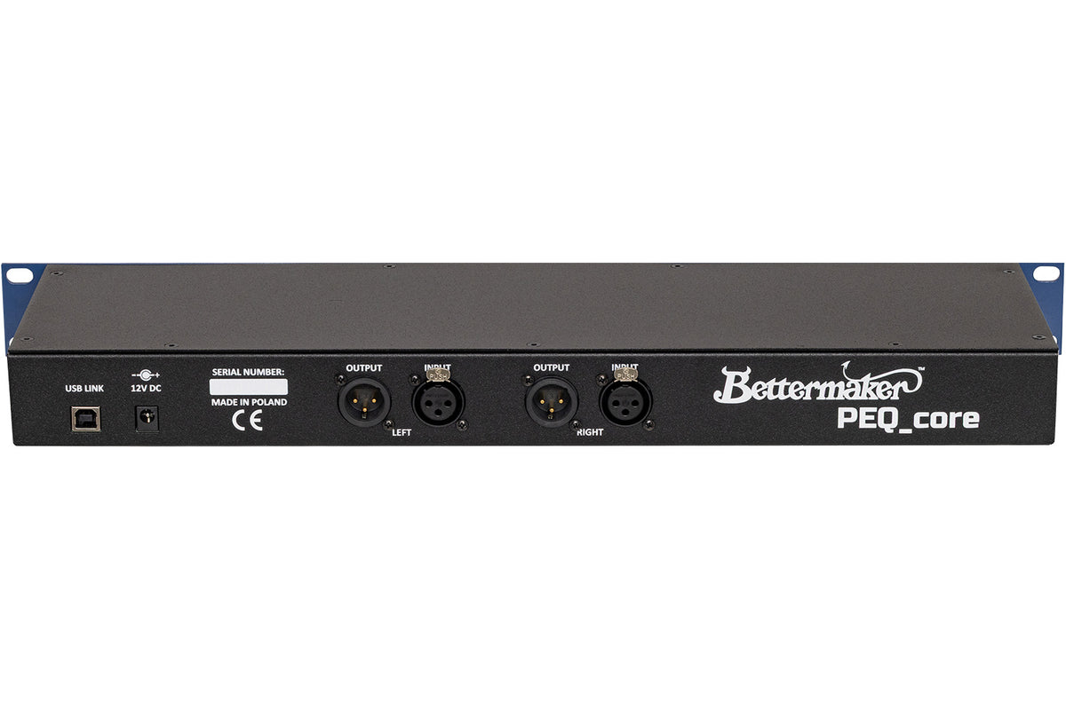 Bettermaker PEQ_core Stereo/Dual Mono Passive Equalizer with Digital Recall