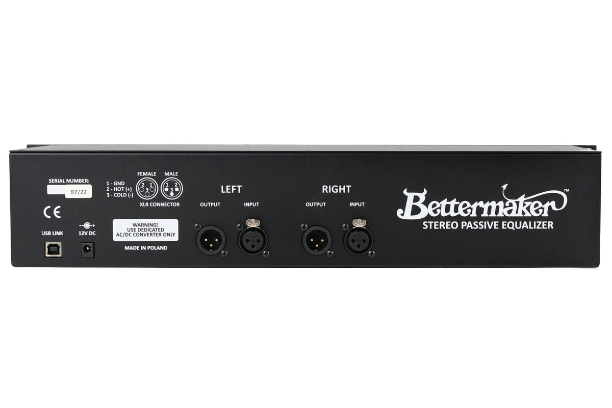 Bettermaker Stereo Passive Equalizer #87/2022 (Used)