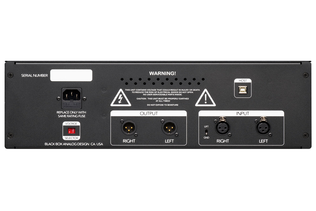 Black Box Analog Design HG-Q Tube EQ/Saturator with Digital Plug-in Control