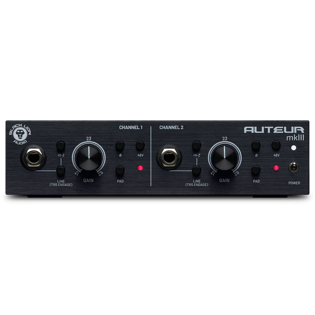 Black Lion Audio Auteur mkIII Dual-Channel Preamp