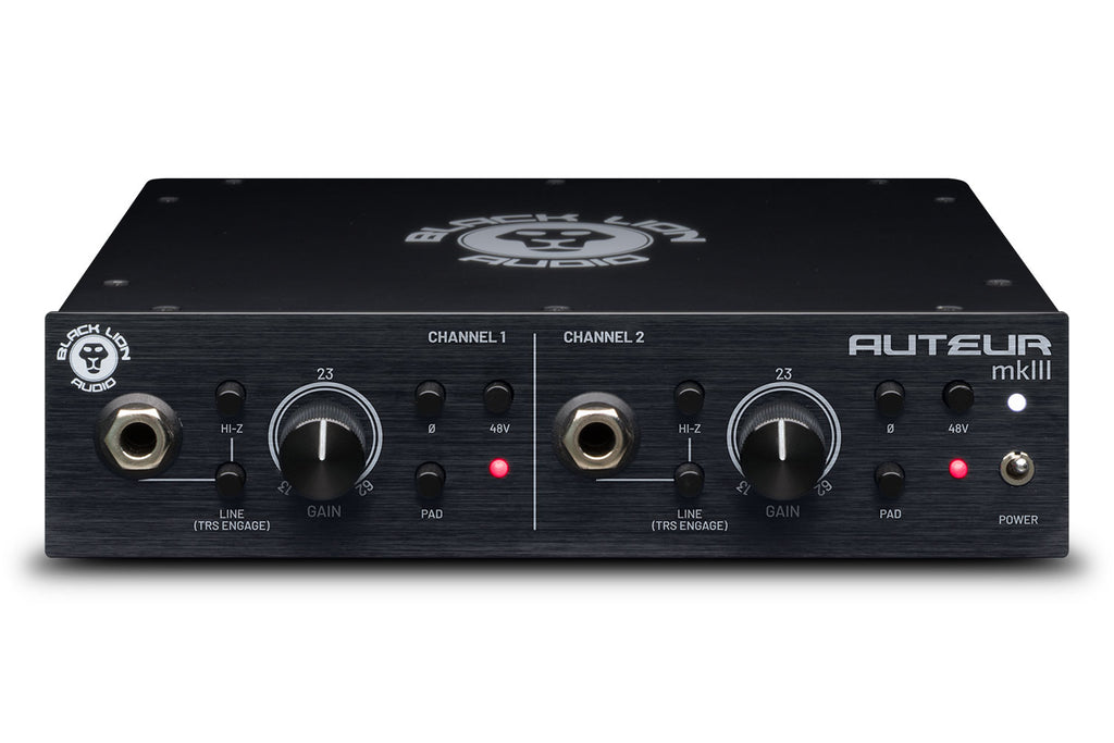 Black Lion Audio Auteur mkIII Dual-Channel Preamp