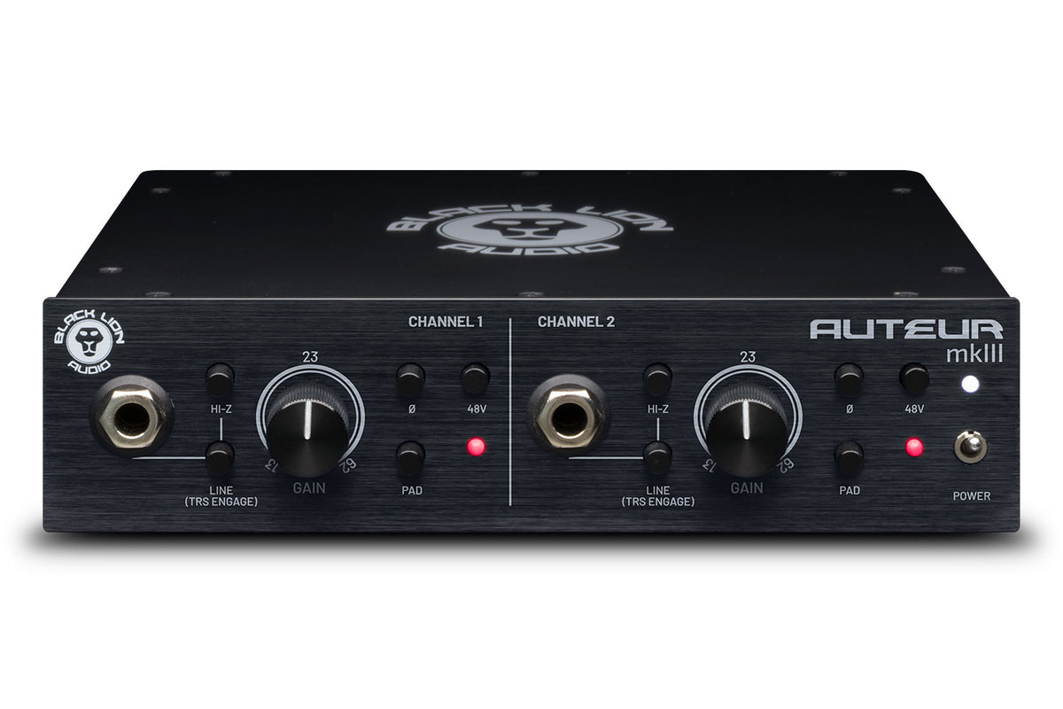 Black Lion Audio Auteur mkIII Dual-Channel Preamp