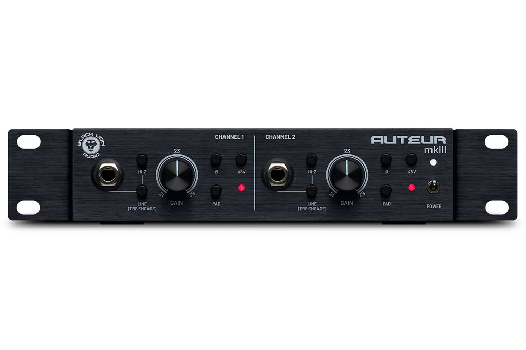 Black Lion Audio Auteur mkIII Dual-Channel Preamp