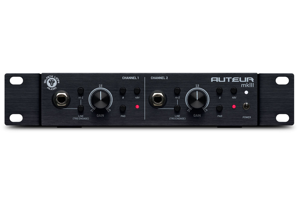 Black Lion Audio Auteur mkIII Dual-Channel Preamp