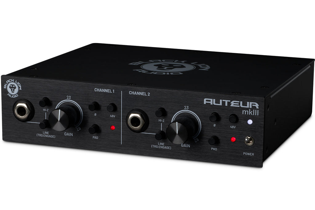 Black Lion Audio Auteur mkIII Dual-Channel Preamp