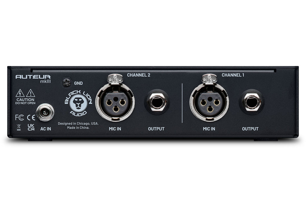 Black Lion Audio Auteur mkIII Dual-Channel Preamp