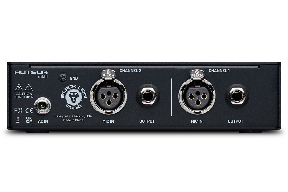Black Lion Audio Auteur mkIII Dual-Channel Preamp