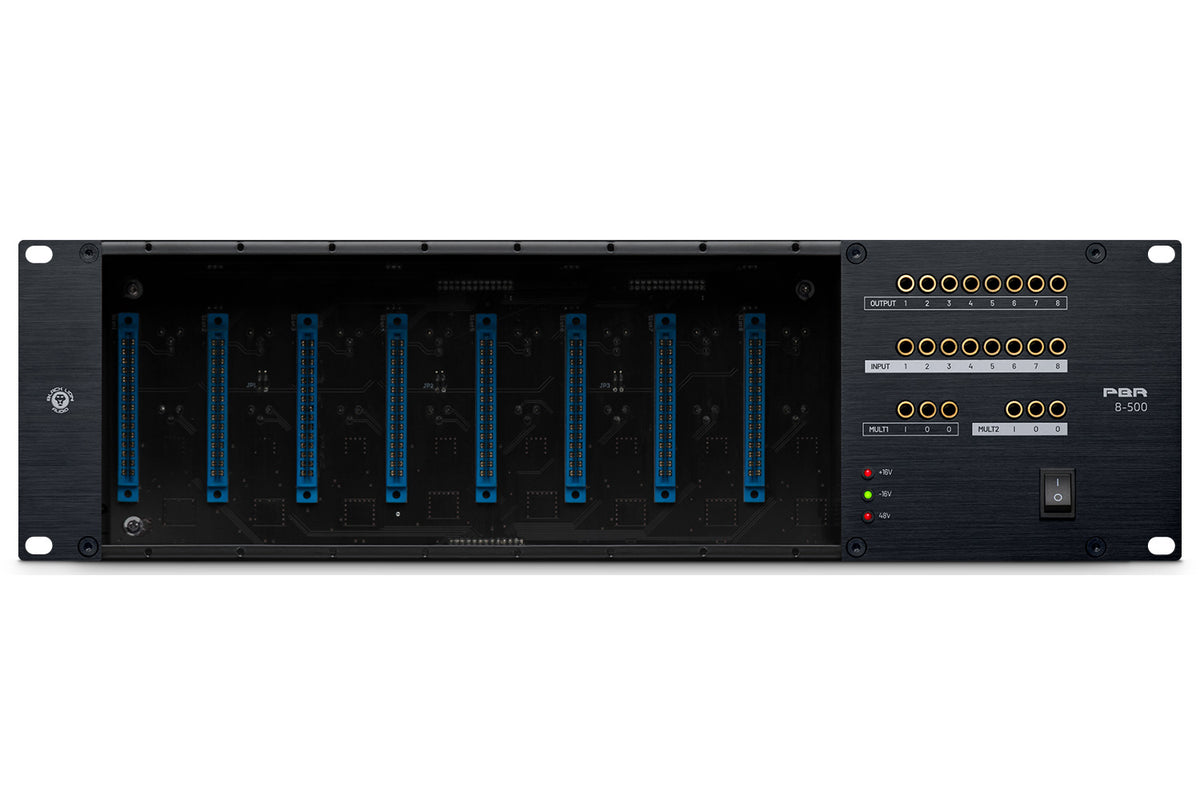 Black Lion Audio PBR 8-500 500-Series 8-Slot Rack/PSU (Demo Deal)