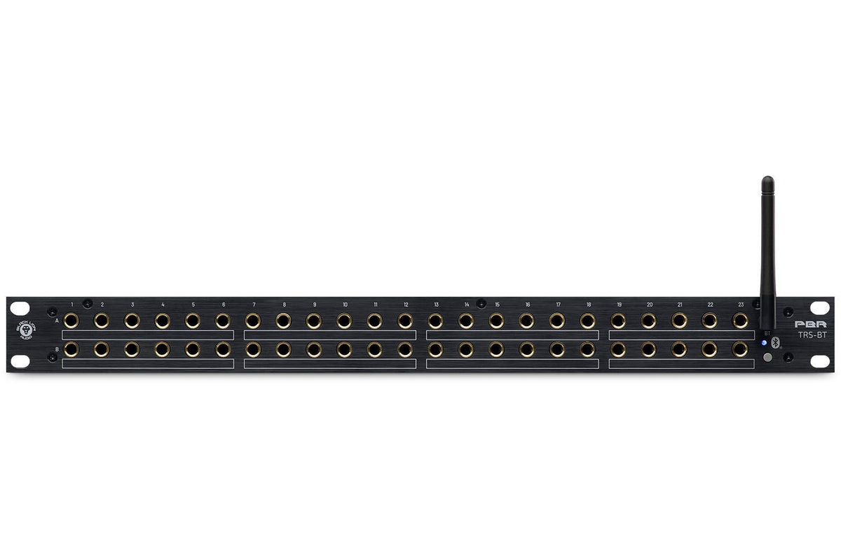 Black Lion Audio PBR TRS-BT 46-Point Gold-Plated TRS Patch Bay with Bluetooth (Demo Deal)