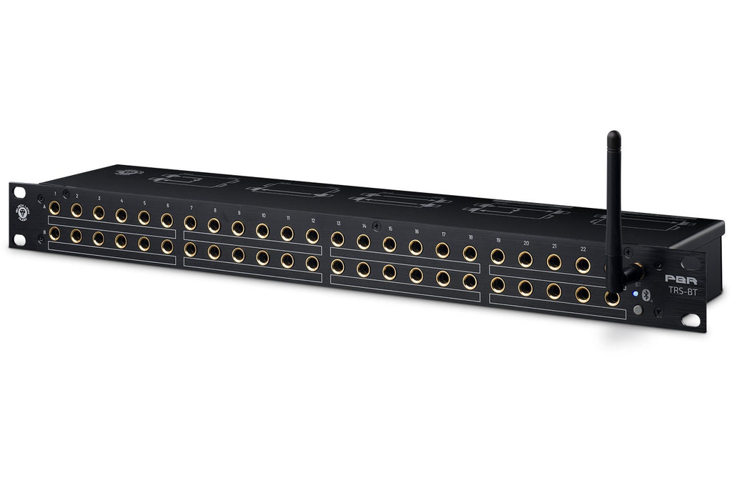 Black Lion Audio PBR TRS-BT 46-Point Gold-Plated TRS Patch Bay with Bluetooth (Demo Deal)