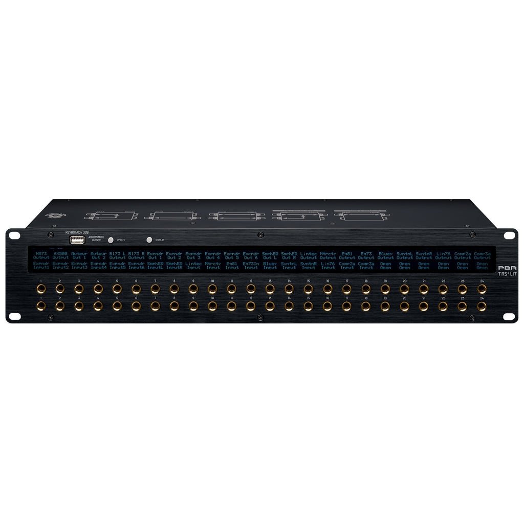 Black Lion Audio PBR TRS3-LIT 48-Point Gold-Plated Patch Bay