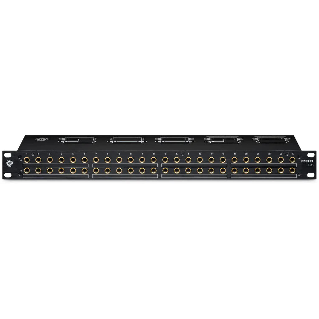 Black Lion Audio PBR-TRS 48-Point Gold Plated TRS Patch Bay